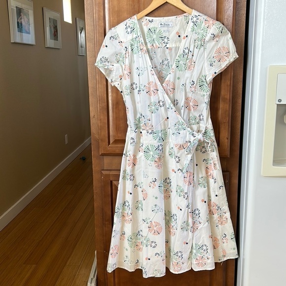 Vintage Ben Sherman mod wrap dress size large Y2K - Picture 1 of 5